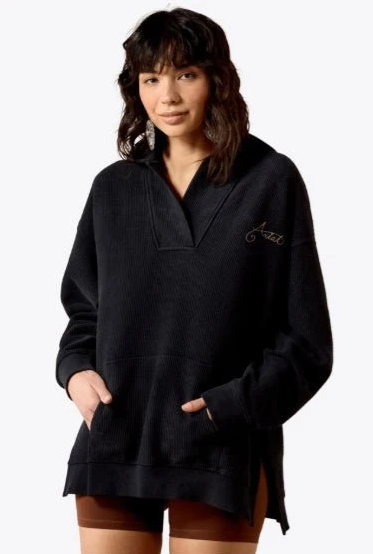 Ariat - Valencia Hoodie BLACK ACID WASH