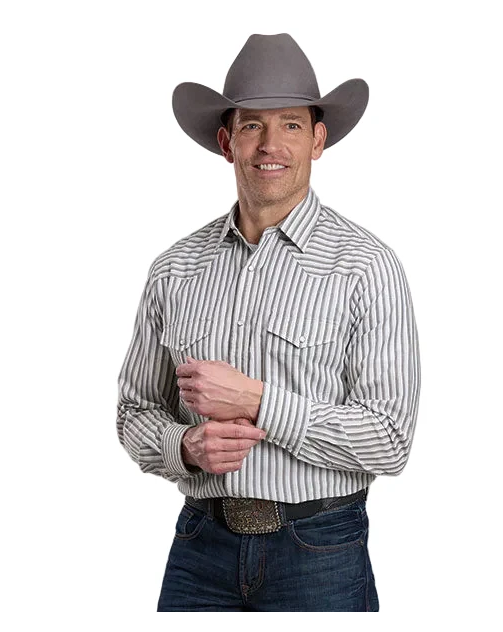 Roper Grey Stripe Shirt