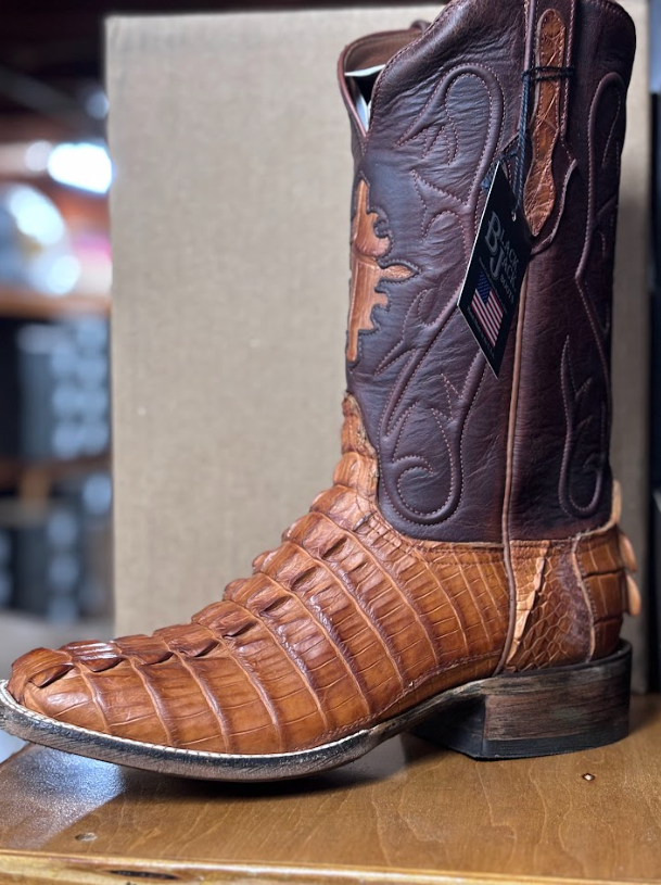 Black Jack Nile Croc Tail Cognac