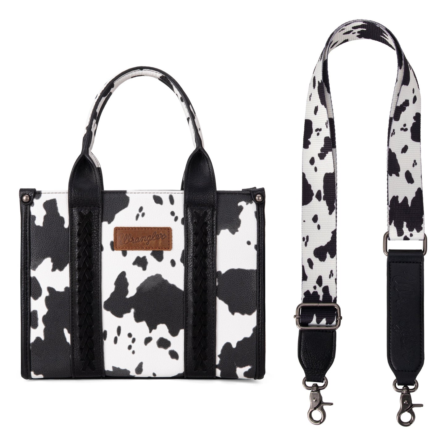 Wrangler Cow Print Crossbody Handbag