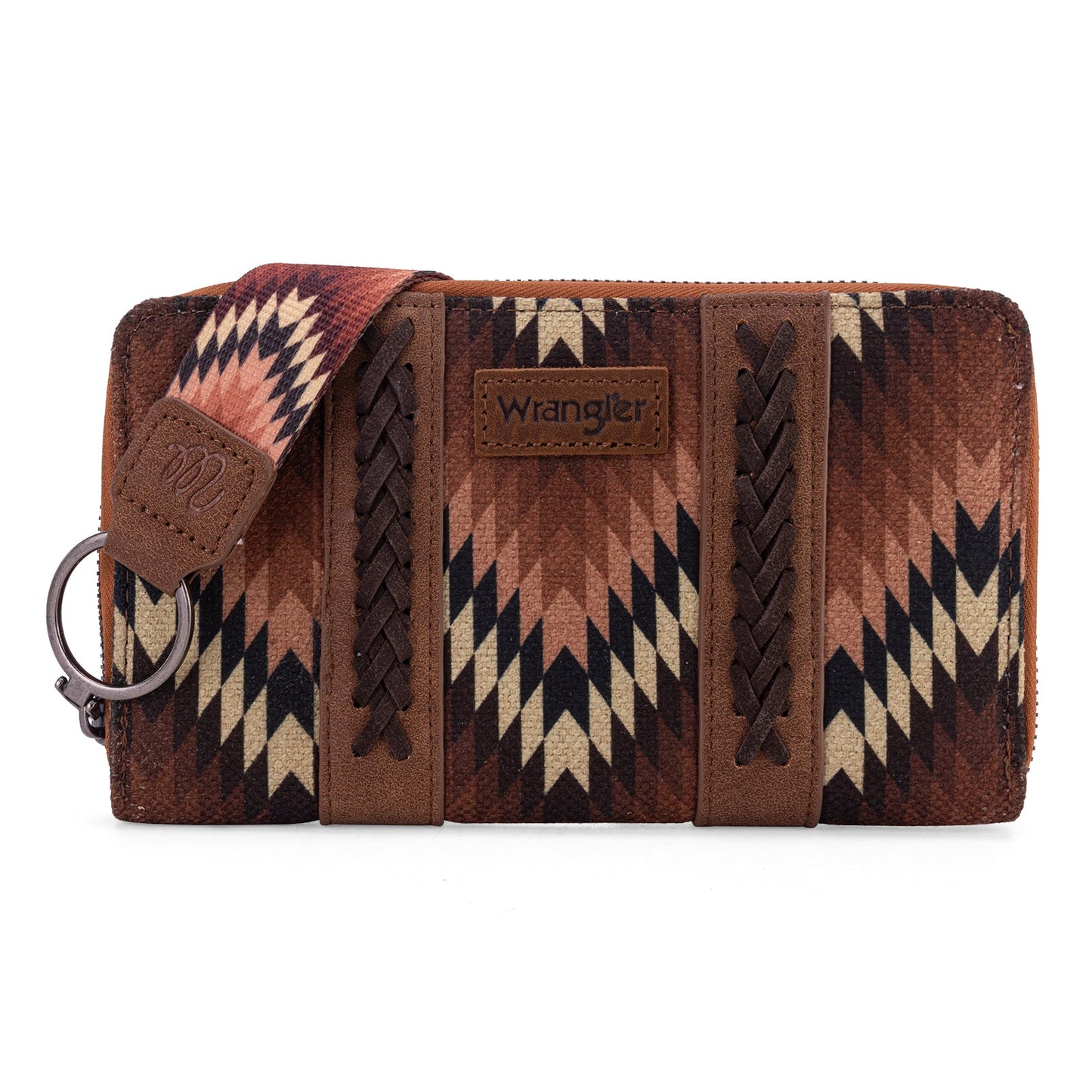 Wrangler Southwestern Burst Wallet Brown