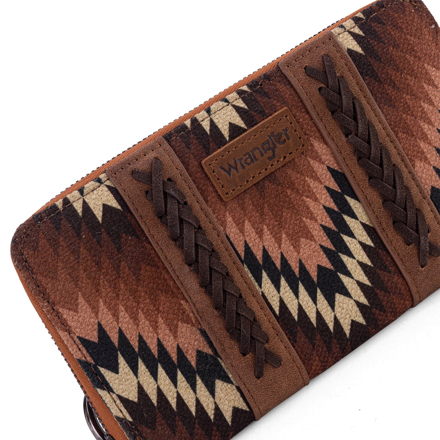 Wrangler Southwestern Burst Wallet Brown