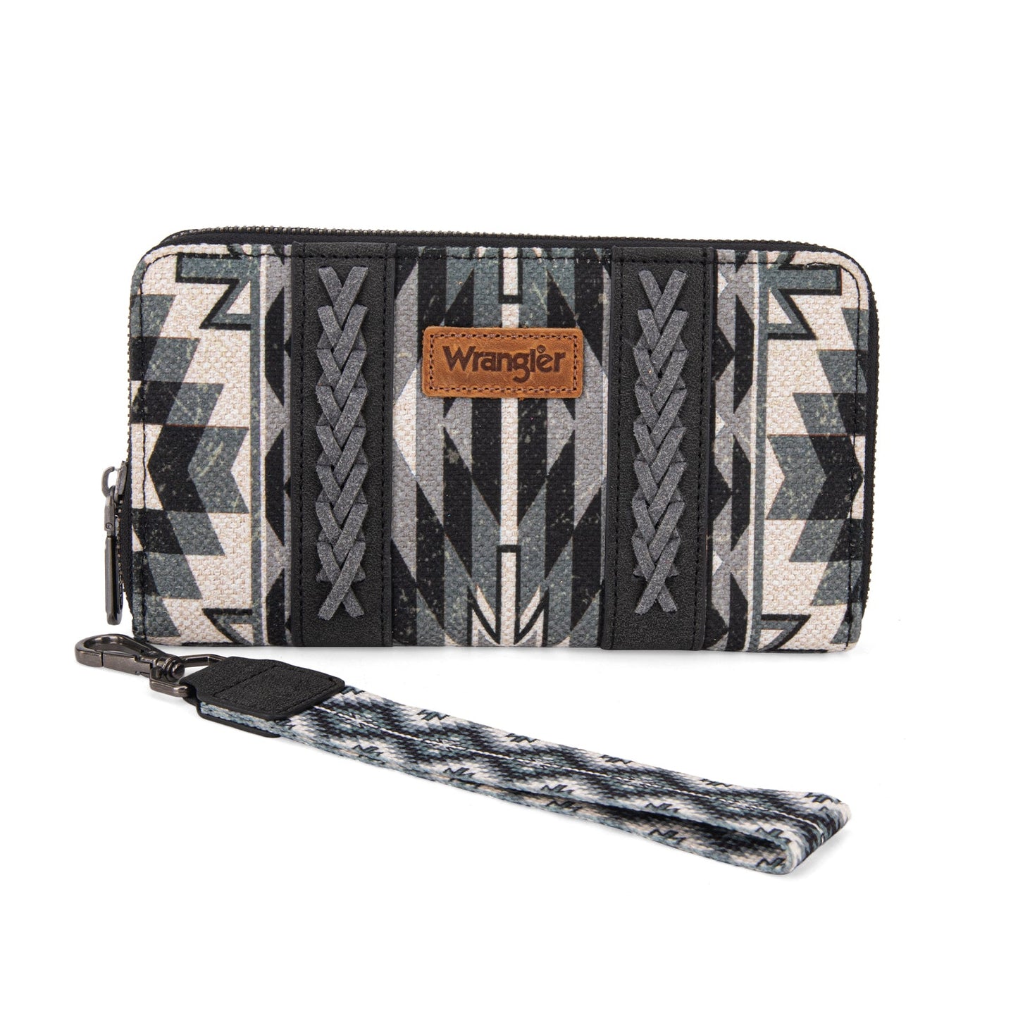 Wrangler Southwestern Art Print Wallet Black