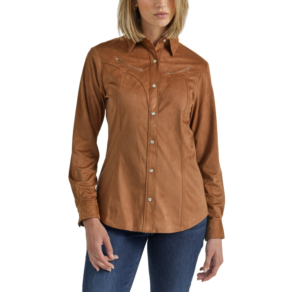 Wrangler Sueded Retro Women's Snap Up