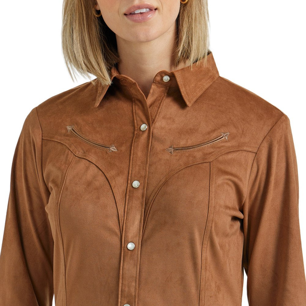 Wrangler Sueded Retro Women's Snap Up