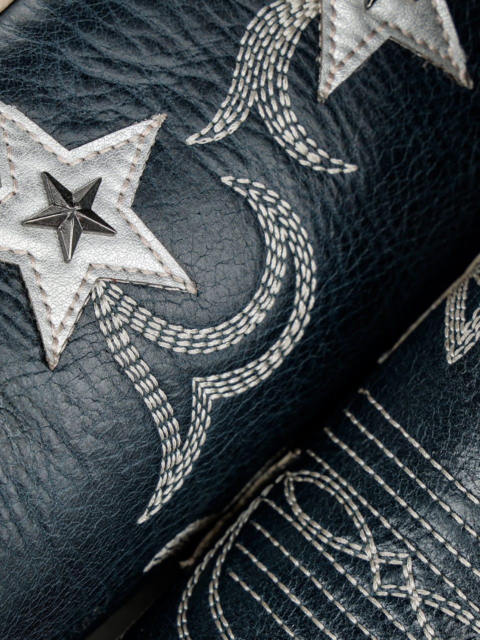 Corral Stars & Studs Navy Tall Boots