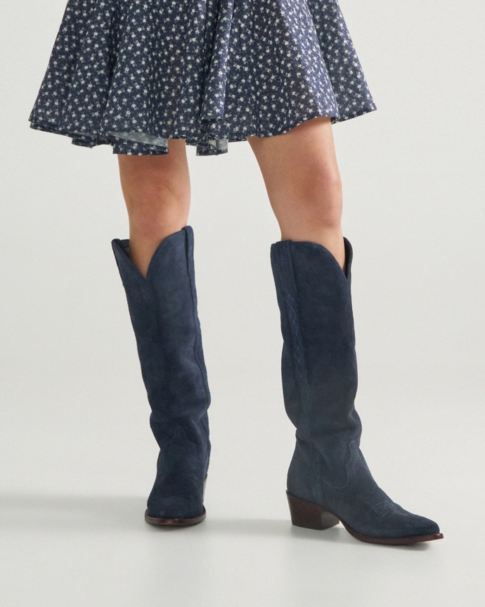 Tecovas Abby Eclipse Suede Boots