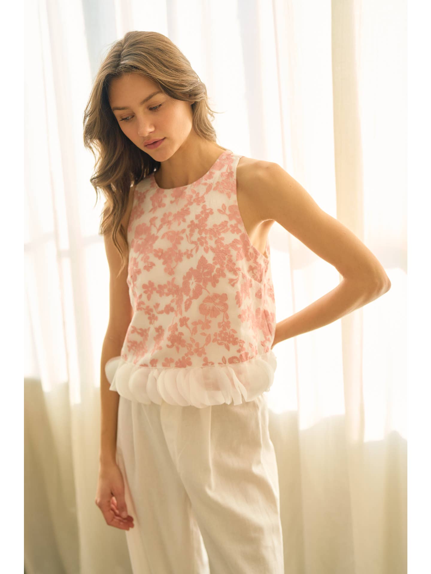 Swing Top Pink Floral