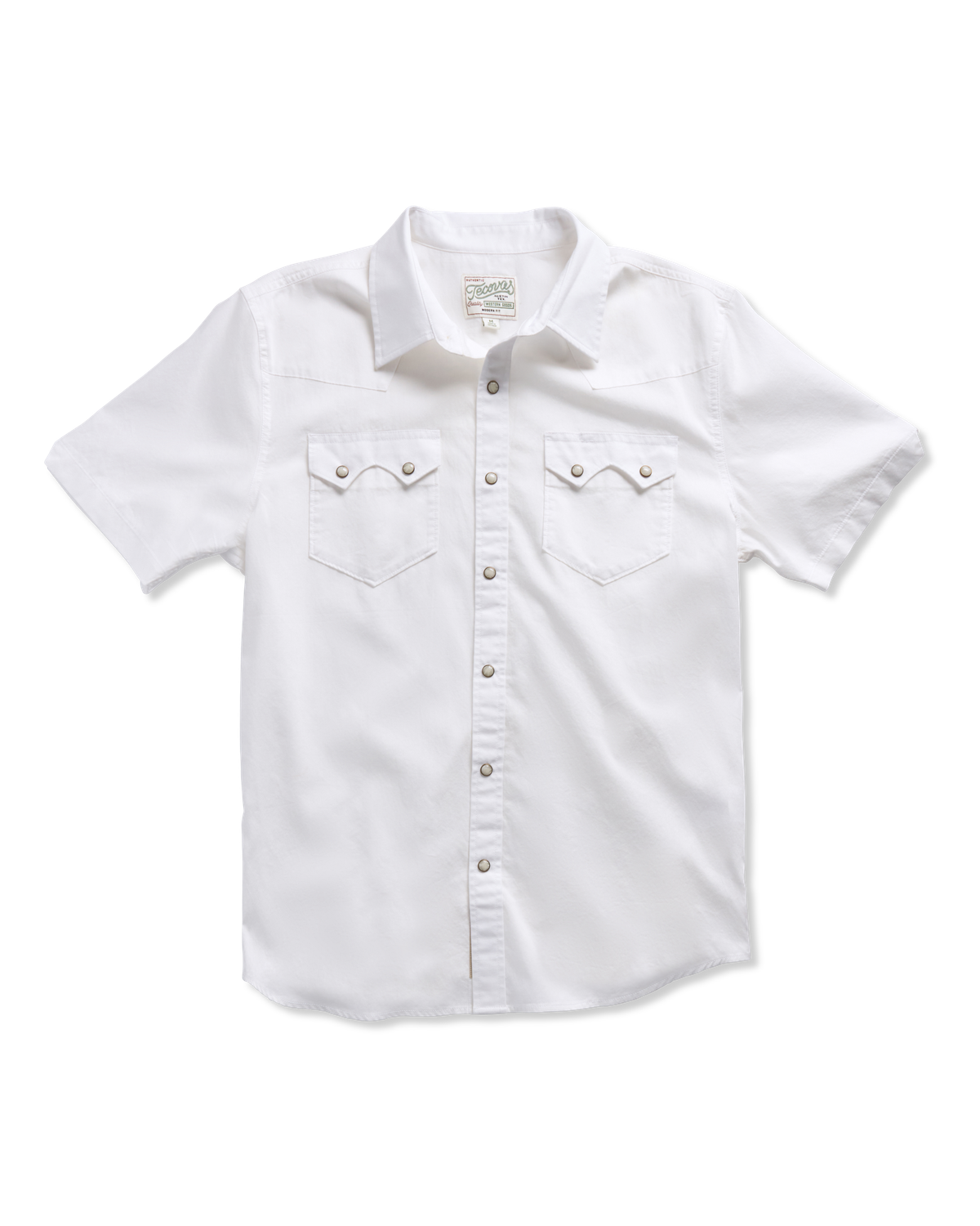 Tecovas Vintage Weight Snap Solid White
