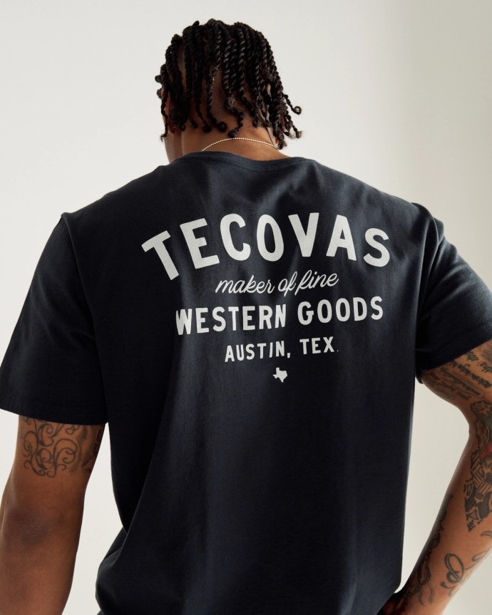 Tecovas Fine Makers Pocket Tee Black