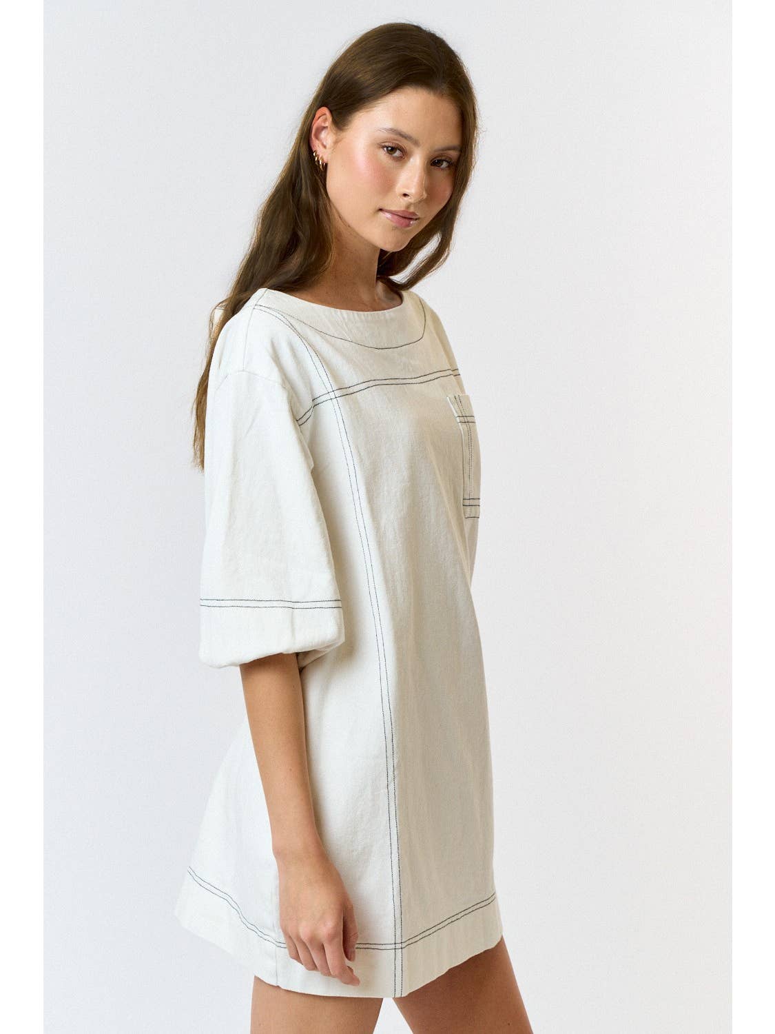 Lala Off White Mini Dress