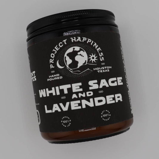 White Sage and Lavender Soy Candle