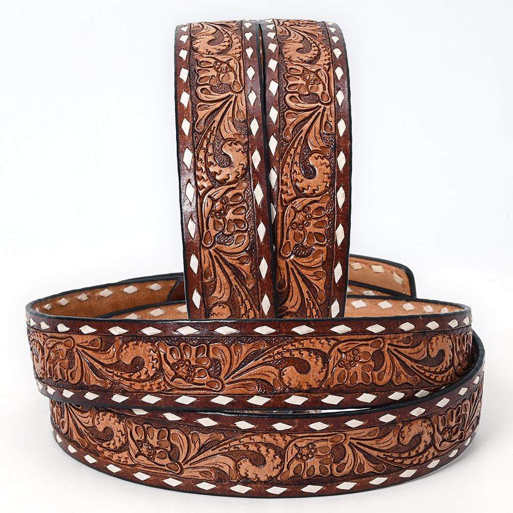 American Darling Floral Brown Belt