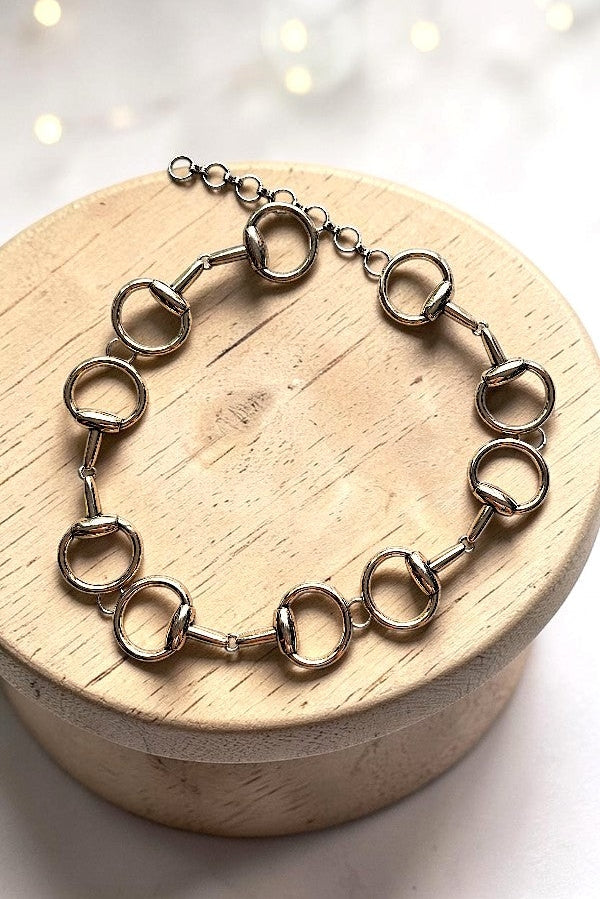 Snaffle Bit LInk Belt