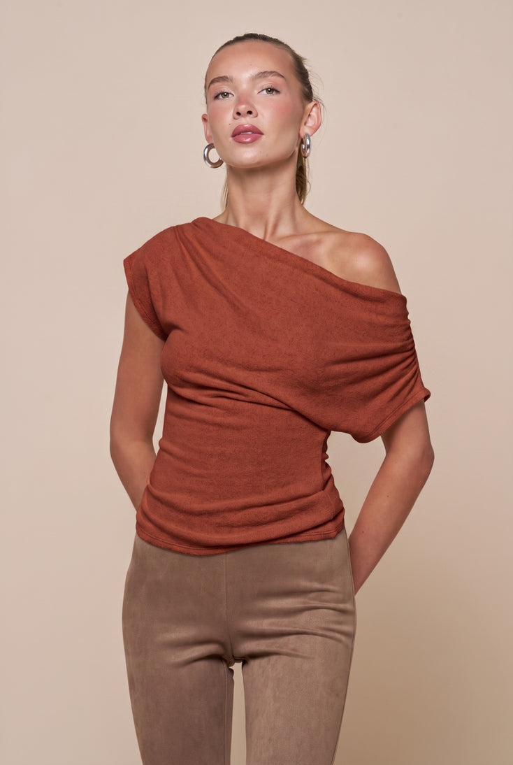 Spice Gathered Top