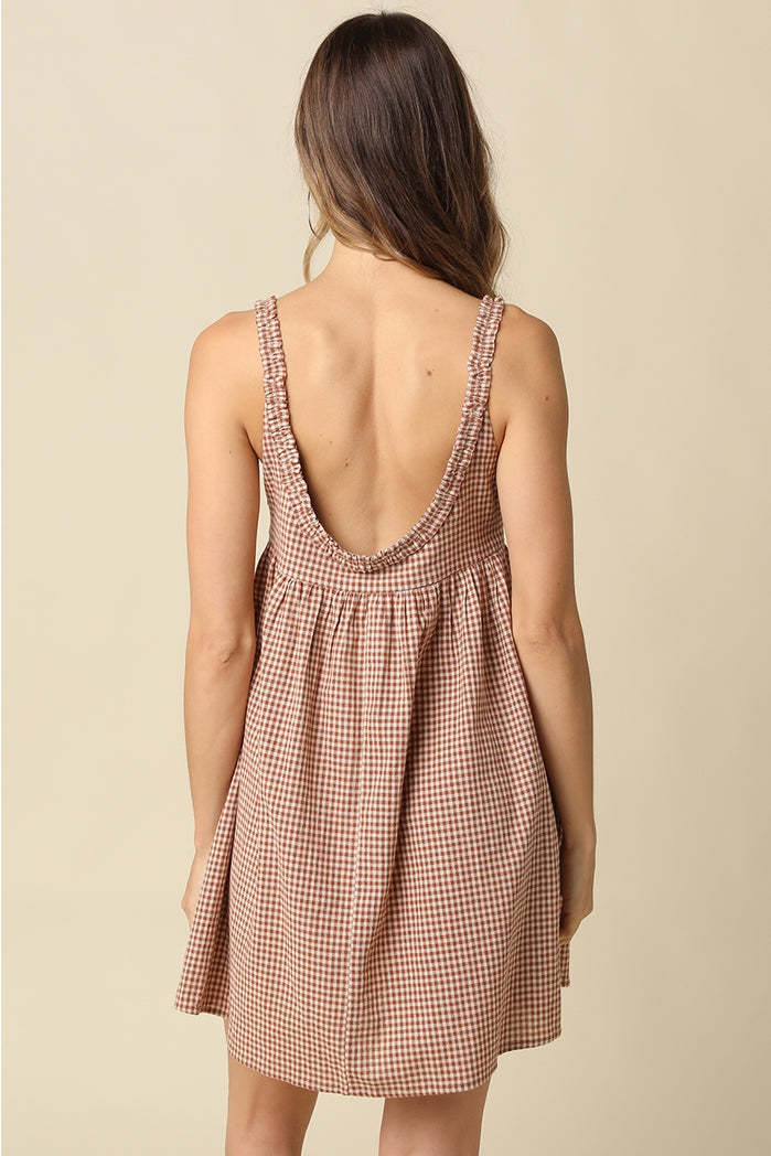 Camilla Gingham Mini Dress