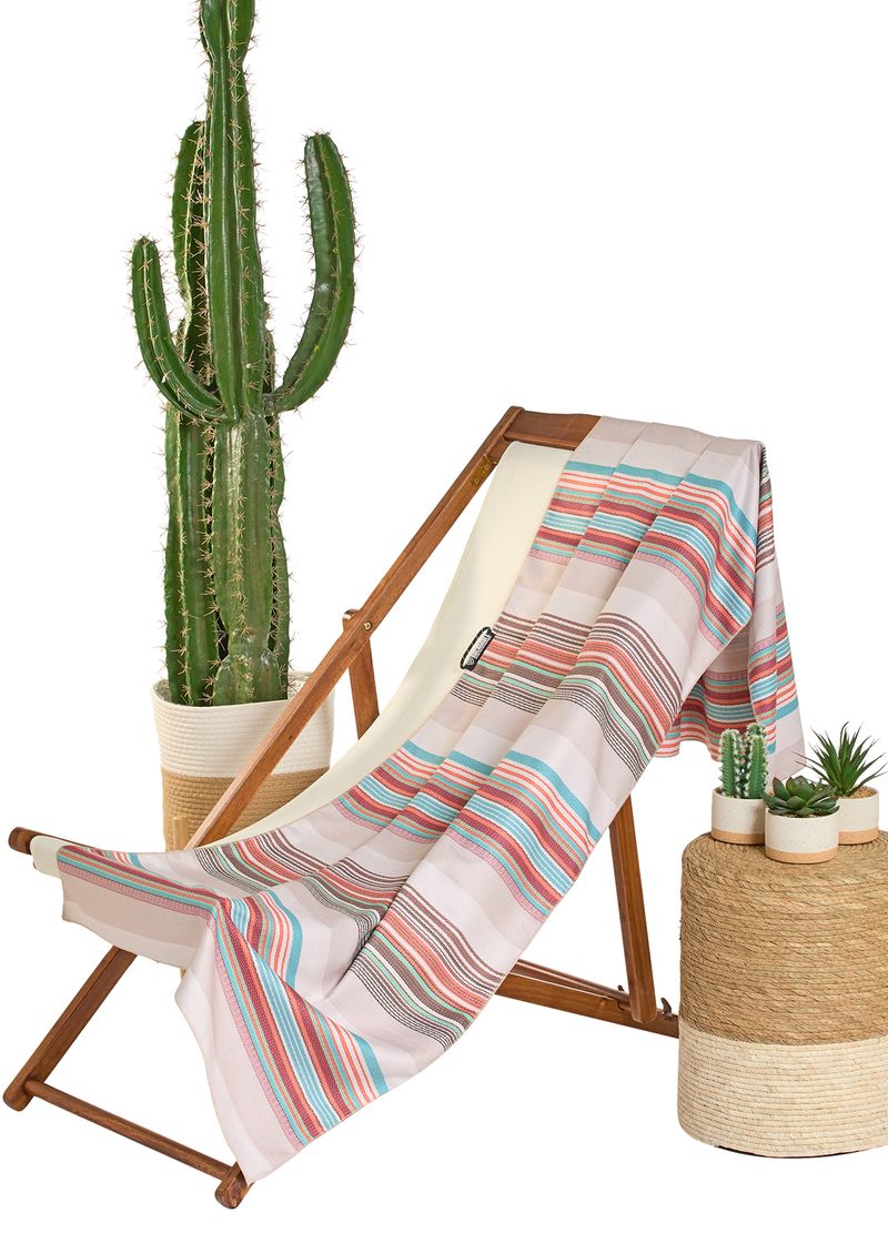 Beachy Coral Microfiber Towel