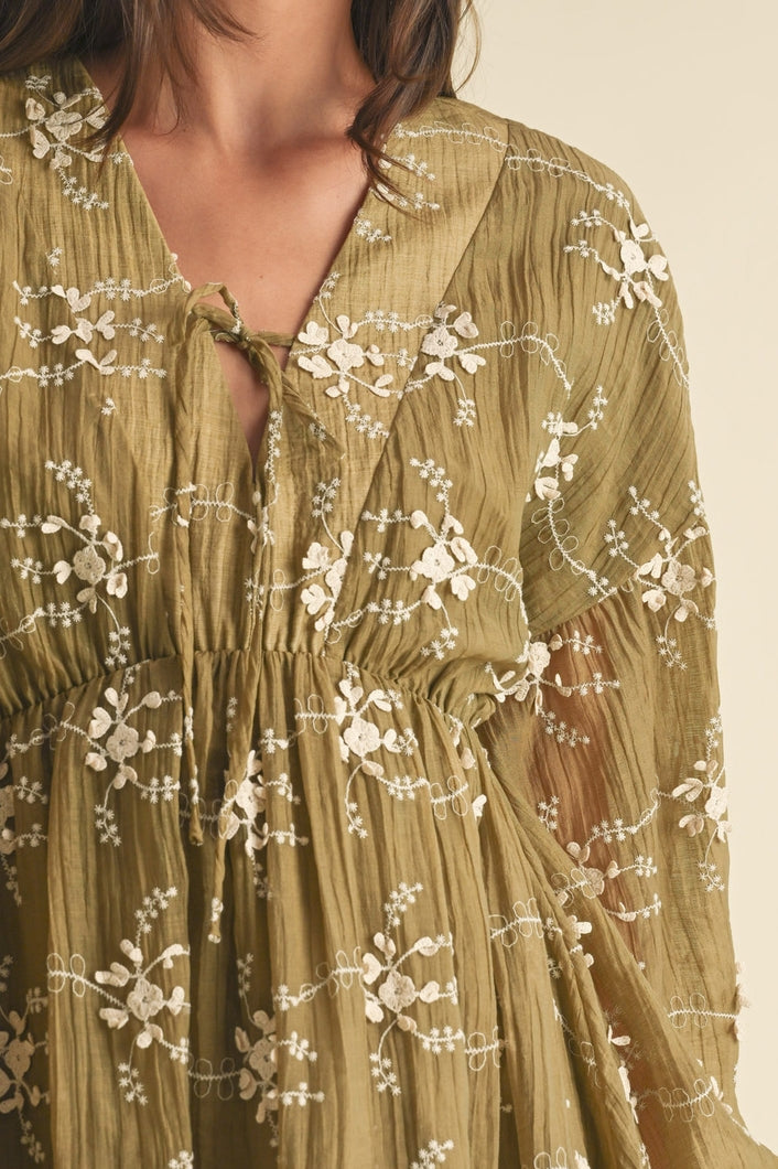 Meadow Embroidery Dress