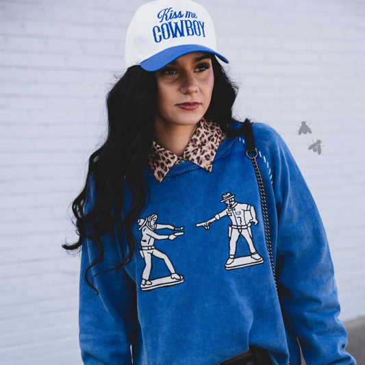 Cobalt Cowboy Top