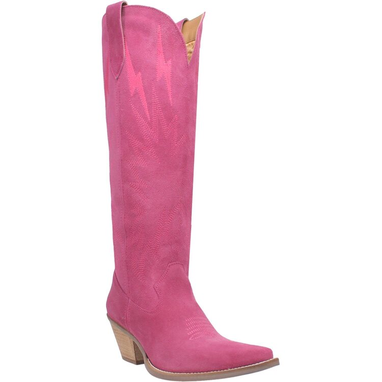 Thunder Road Black dingo women's boots DI597 pink 