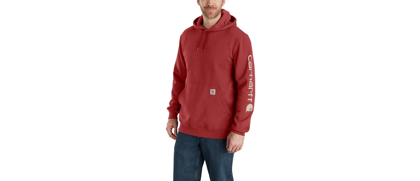 Carhartt Loose Fit Midweight Logo Sleeve Graphic Hoodie