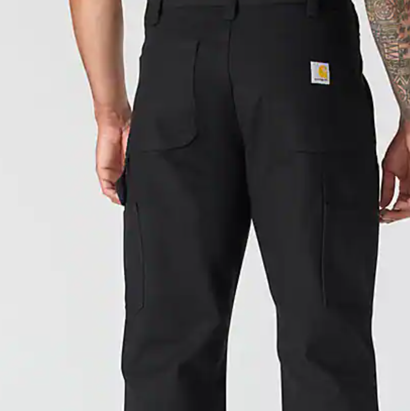 Relaxed Straight Rugged Flex® Duck Double-Front Dungaree
