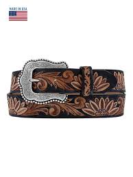 Tony Lama Women's Delheart Daisy Western Belt