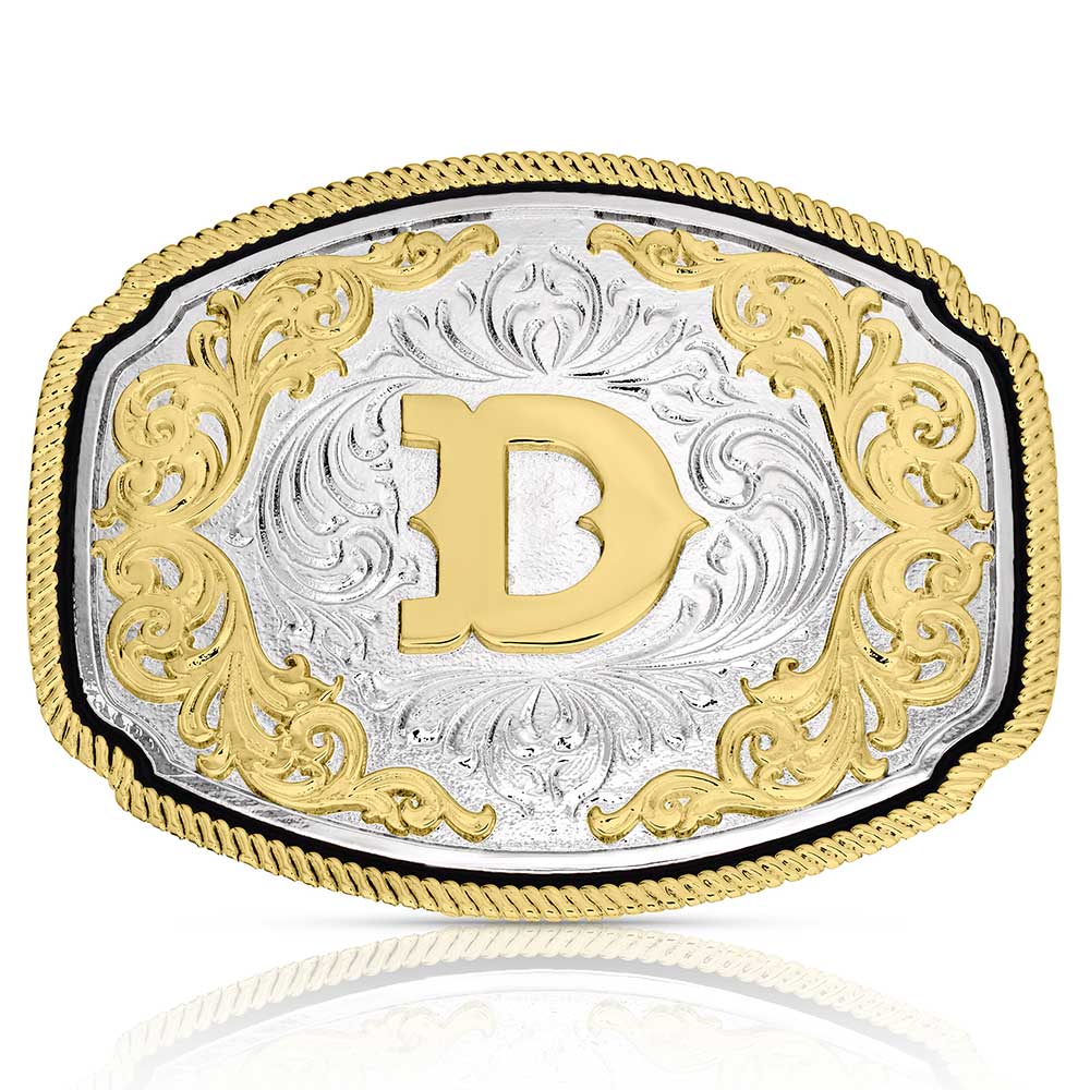 Western Initial Buckle -ALL Letters