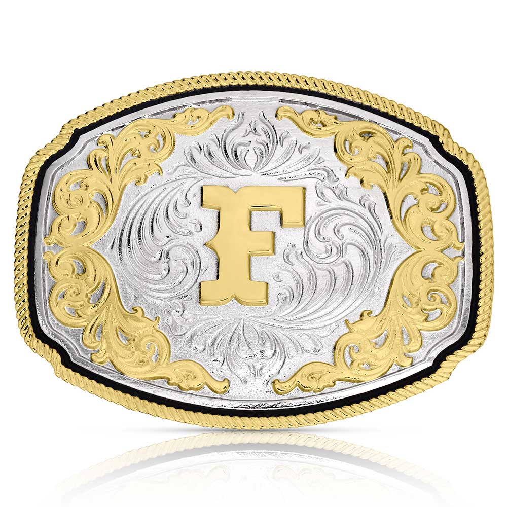 Western Initial Buckle -ALL Letters