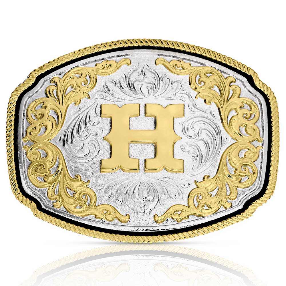 Western Initial Buckle -ALL Letters