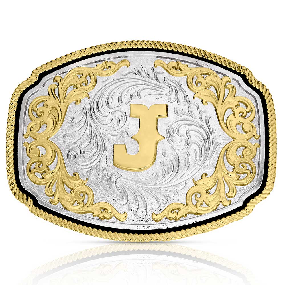 Western Initial Buckle -ALL Letters