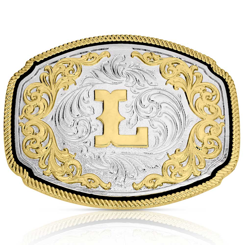 Western Initial Buckle -ALL Letters