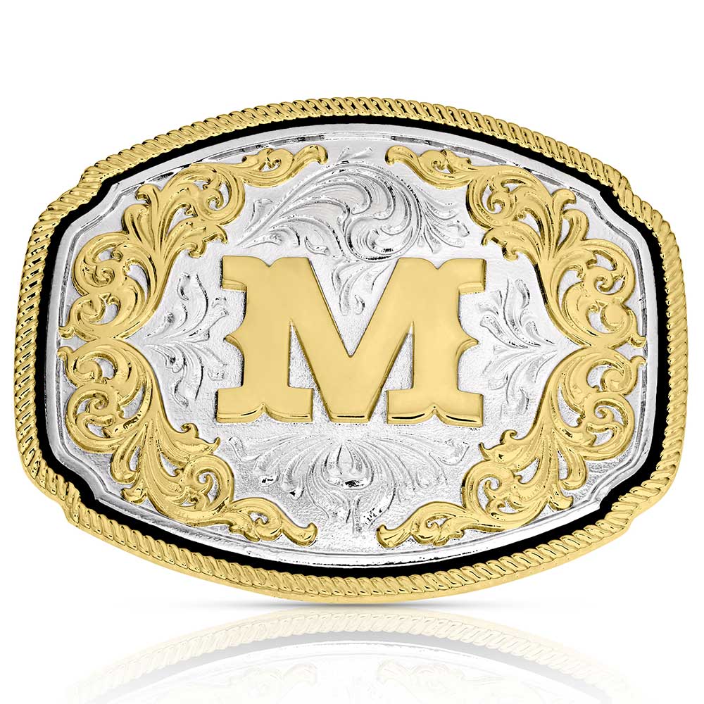 Western Initial Buckle -ALL Letters