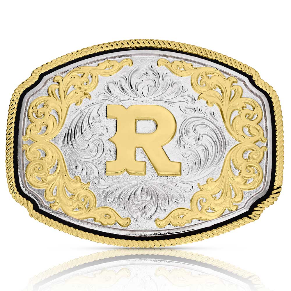 Western Initial Buckle -ALL Letters
