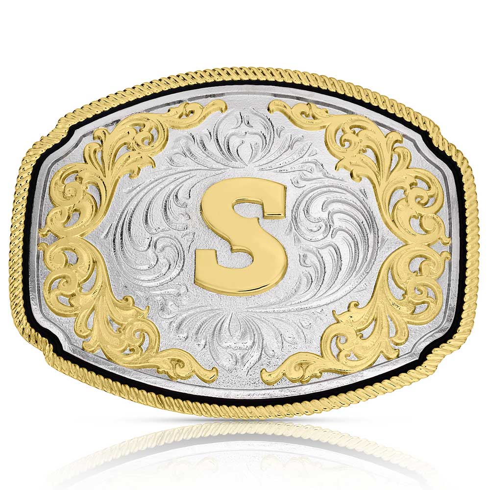 Western Initial Buckle -ALL Letters