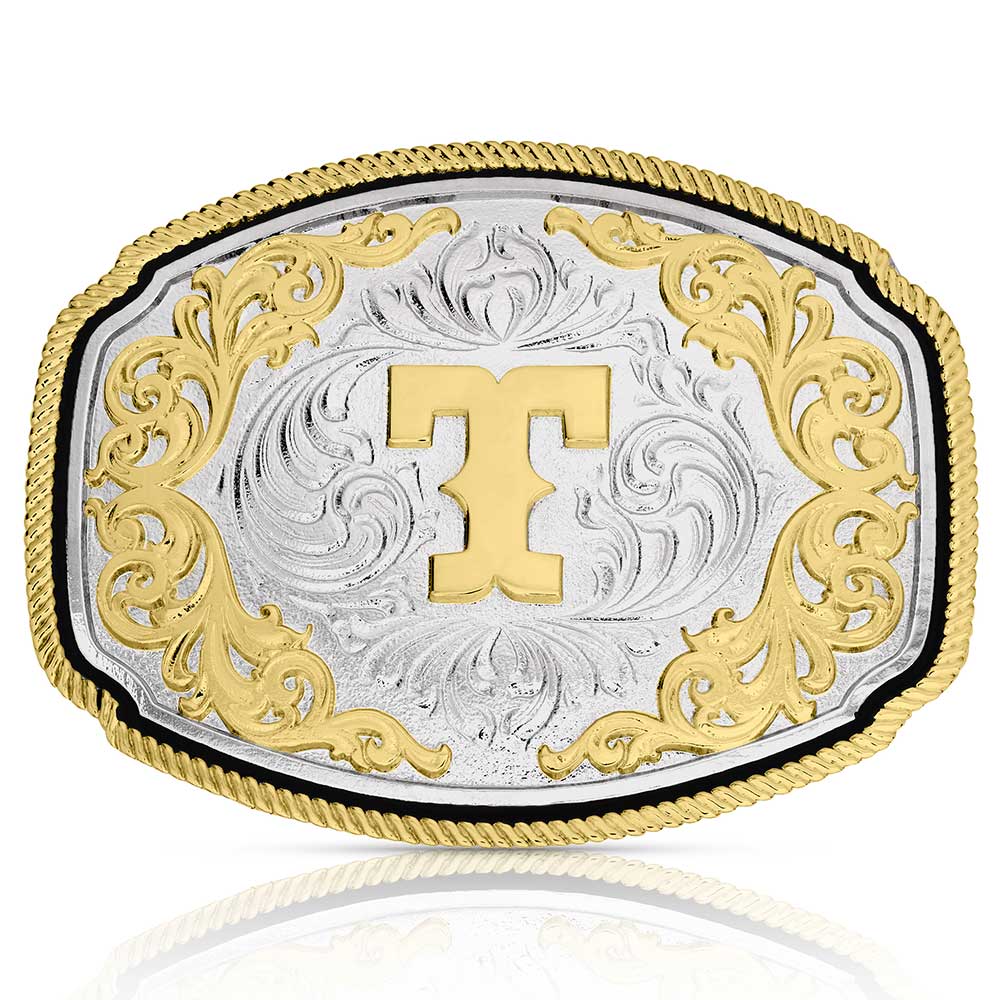 Western Initial Buckle -ALL Letters