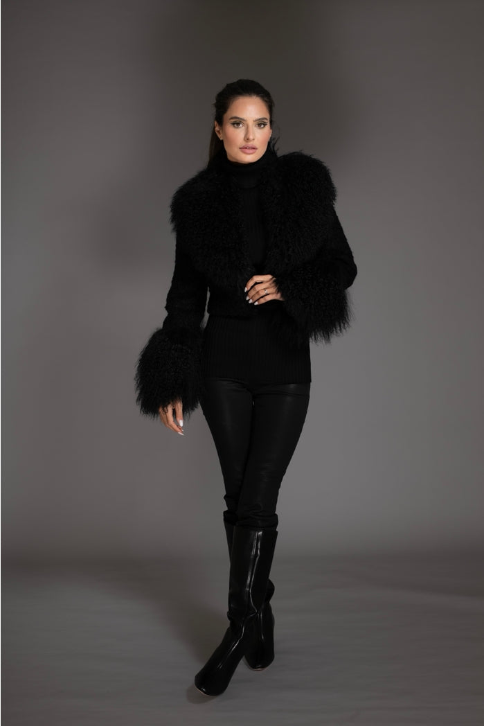 Nuvula Mongolian Shearling Coat
