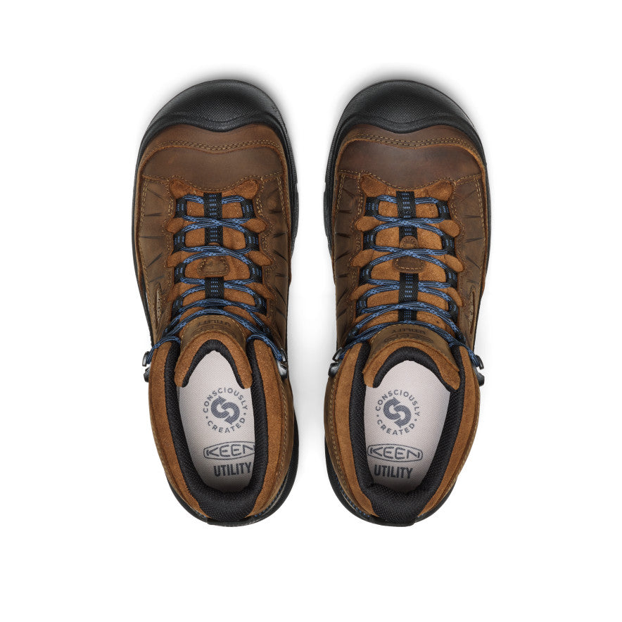 Keen Men's Targhee IV LTR Waterproof Work Boot (Carbon Toe)