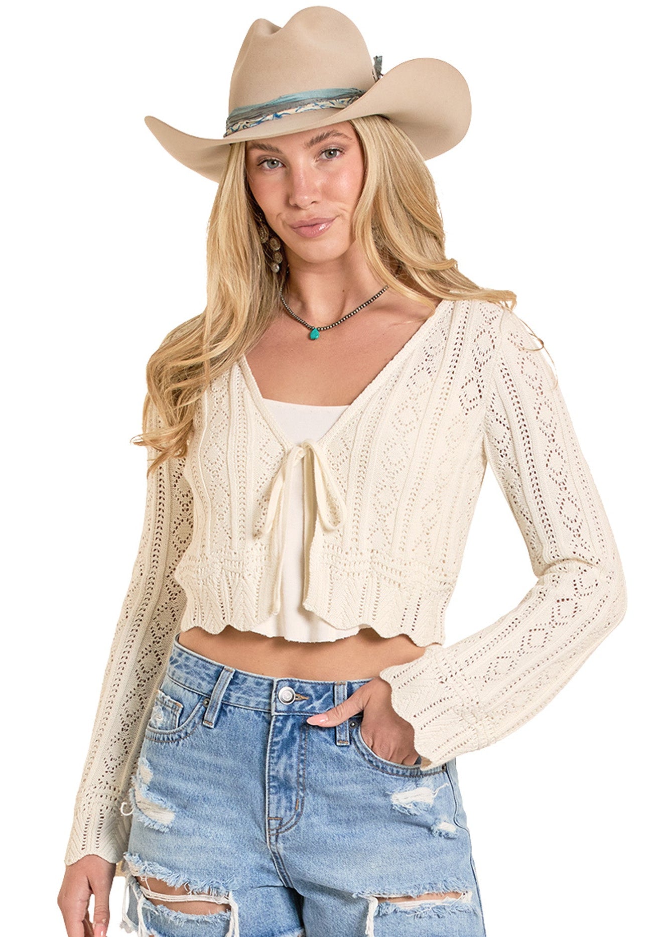 Tina Tie Knit Cardigan