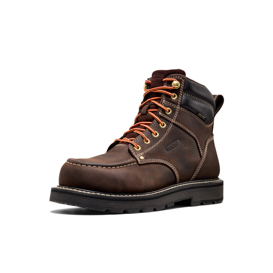 Keen Men's Cincinnati 6" Waterproof 90° Heel Boot (Carbon Toe)