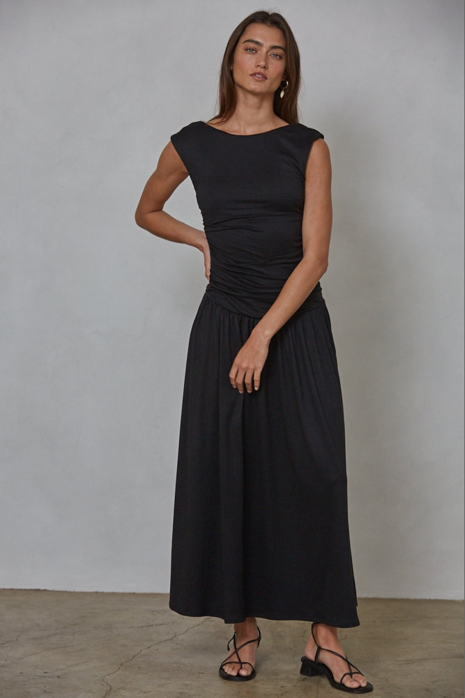 Bella Black Maxi Dress