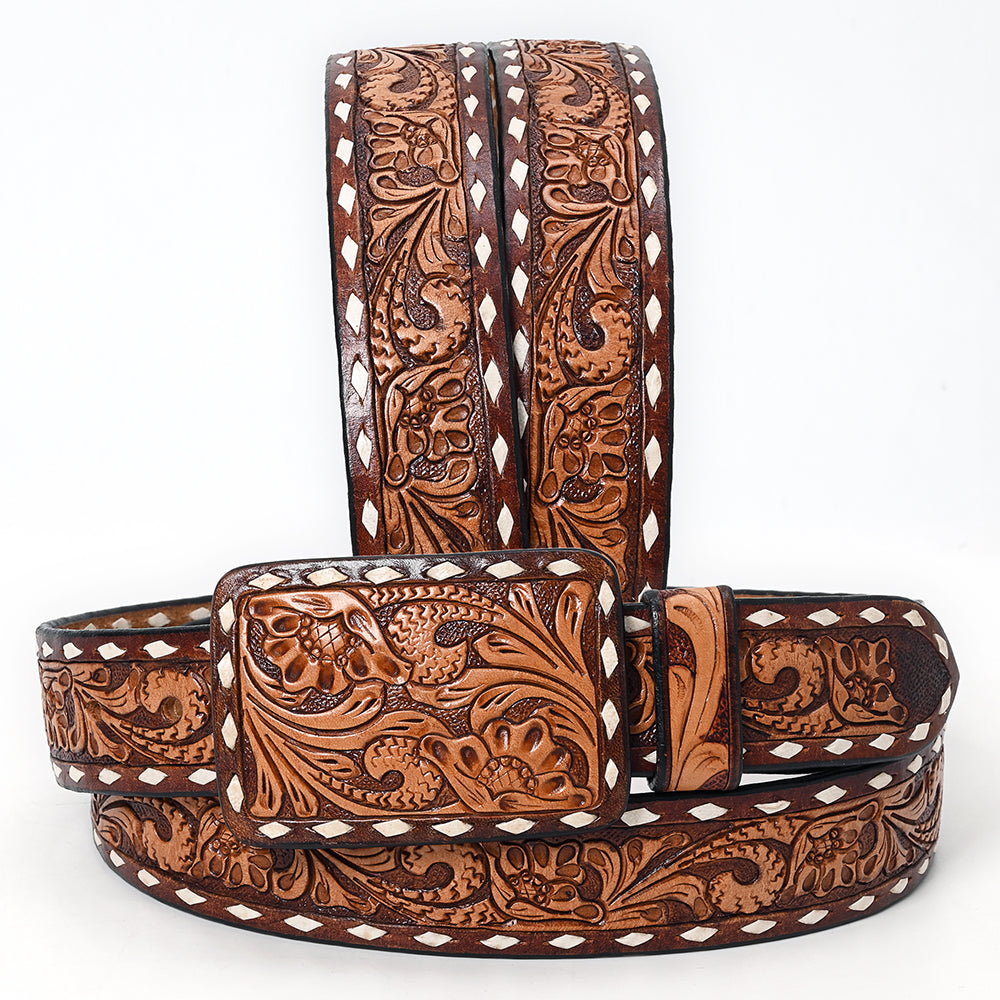 American Darling Floral Brown Belt