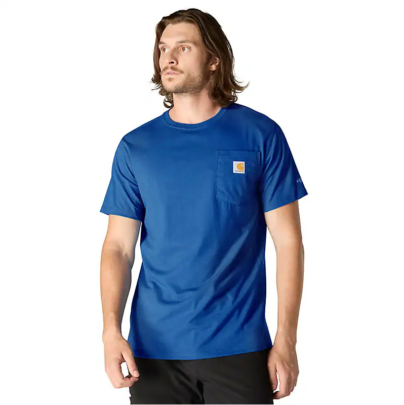 Carhartt Force Relaxed T-Shirt Electric Indigo Heather