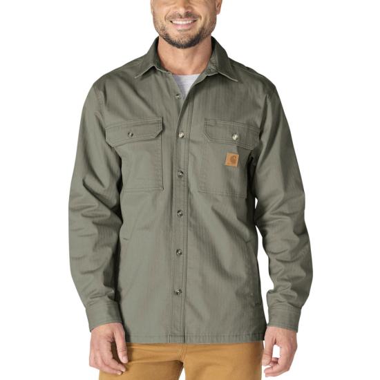Carhartt Men's Newcastle Shirt Jacket Dusty Olive