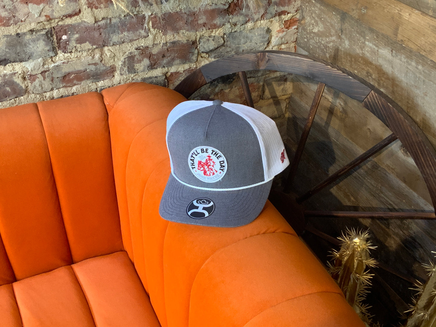 John Wayne “That’ll Be The Day” Red Circle Patch Hooey 5-Panel Hat