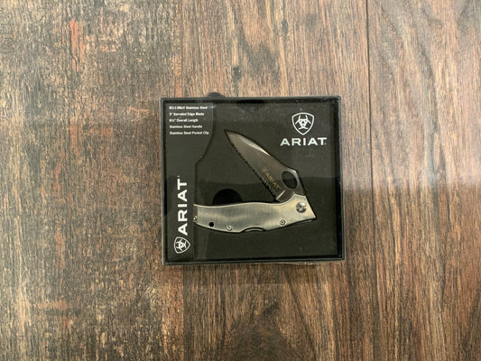 Ariat stainless steel pocket