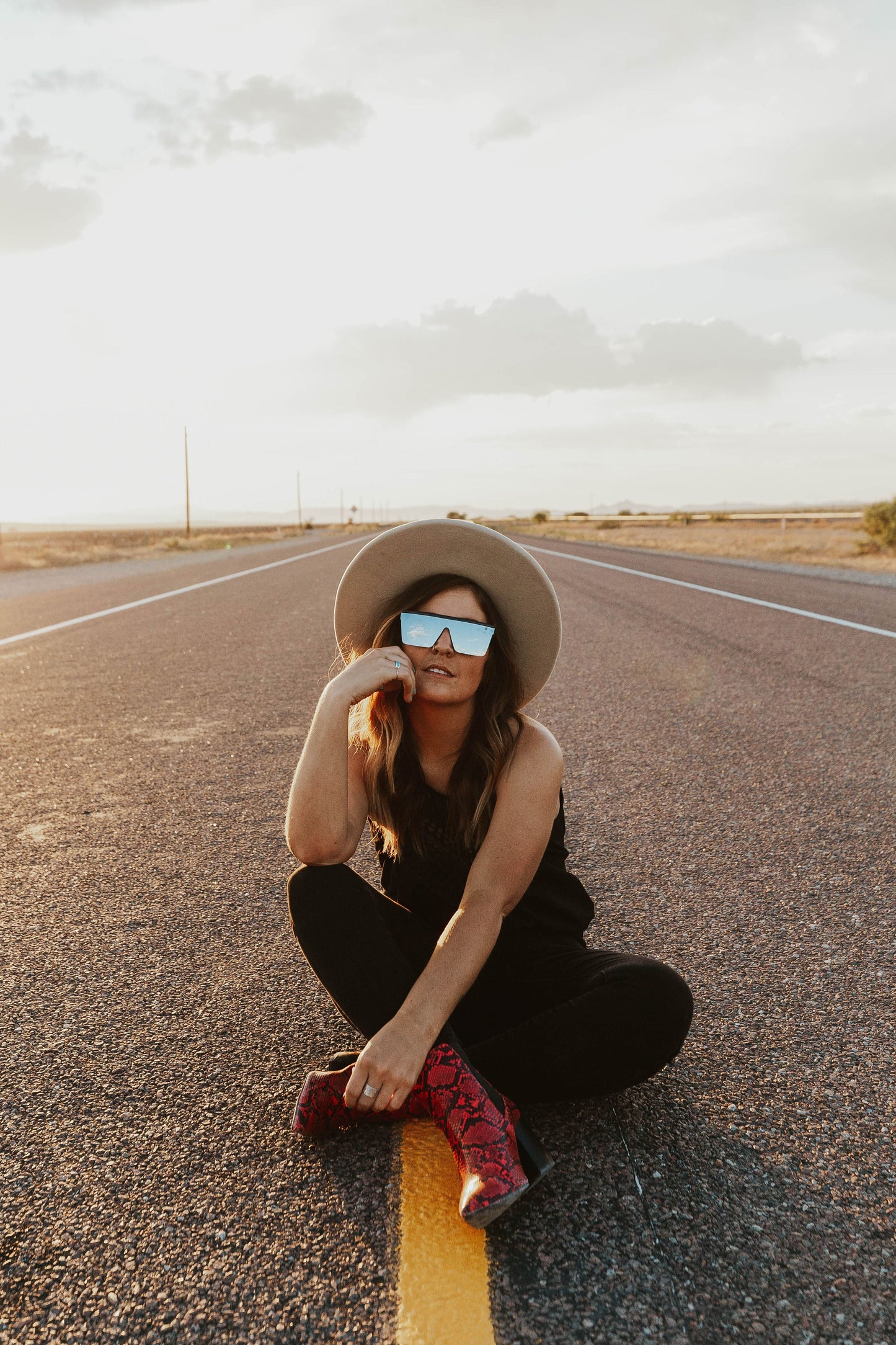 American Bonfire Kerosene Shades in Silver Spur Sunglasses