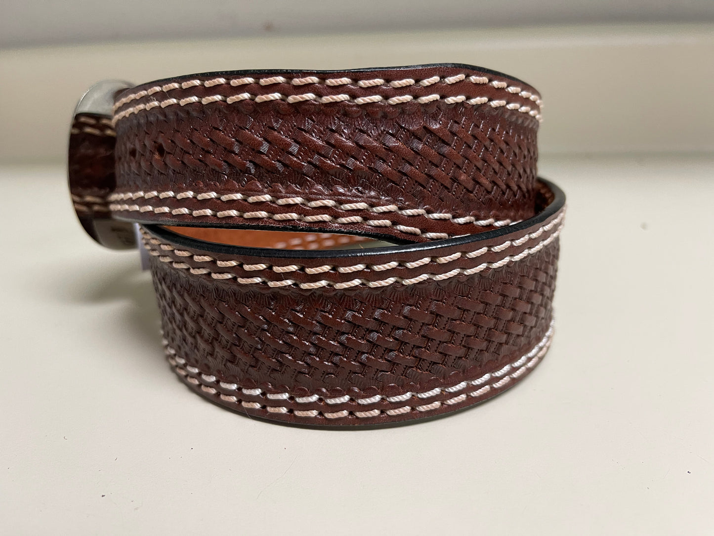 Ranger Belt Co. Wide Basket Weave Belt