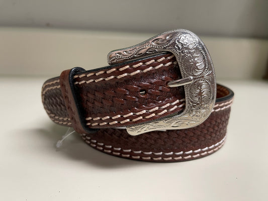 Ranger Belt Co. Wide Basket Weave Belt