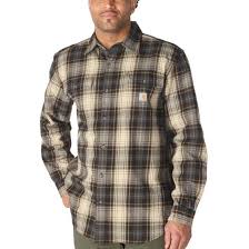 Carhartt Hubbard Loose Long Sleeve Plaid Shirt Black